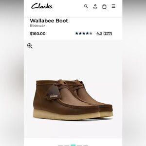 Men’s Clark Wallabee Boots